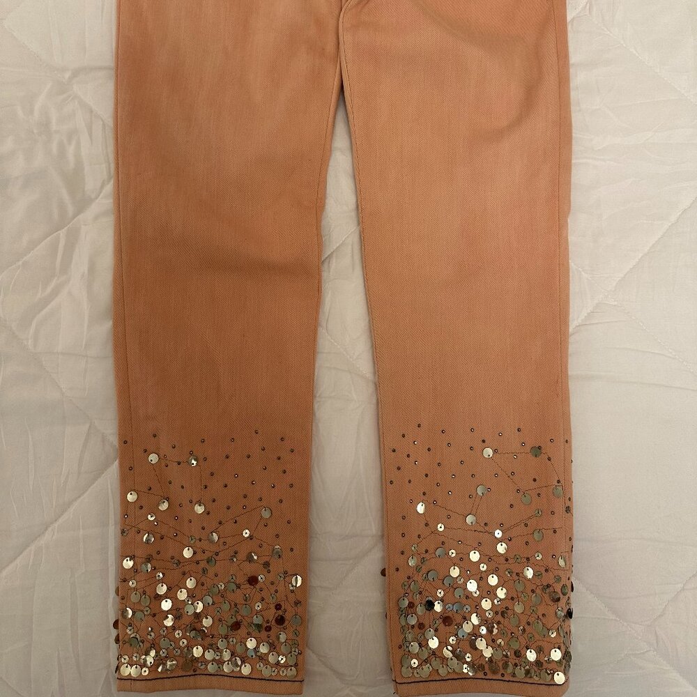 Chico's Sparkley So Slimming Girlfriend Ankle Jeans